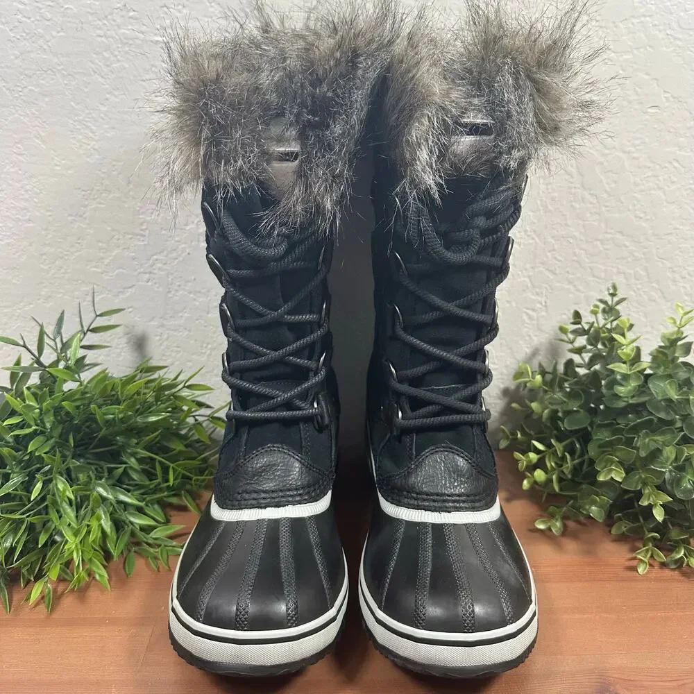 Sorel Women's Joan of Arctic Waterproof Boots Black Size‎ 10